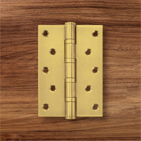 Bản lề lá, 4 vòng bi, inox 304, kích thước: 127 x 89 x 3 mm