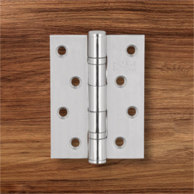 Bản lề lá, 2 vòng bi, inox 316, kích thước: 102 x 76 x 3 mm