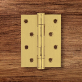 Bản lề lá, 2 vòng bi, inox 304, kích thước: 102 x 76 x 3 mm