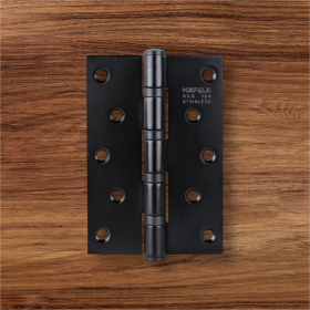 Bản lề lá, 4 vòng bi, inox 304, kích thước: 127 x 89 x 3 mm