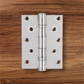 Bản lề lá, 2 vòng bi, inox 304, kích thước: 127 x 89 x 3 mm