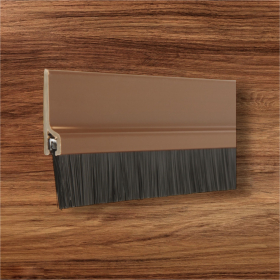 Chổi đệm, Ron che bụi dạng chổi cửa tự chế, tự dính