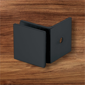 Bản lề cửa phòng tắm, Kẹp tường gắn kính có tấm 90°