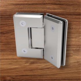 Bản lề phòng tắm, Bản lề kính gắn kính 135° Hafele, SUS 304