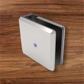 Bản lề phòng tắm, Kẹp tường gắn kính có tấm 90° Hafele, SUS 304