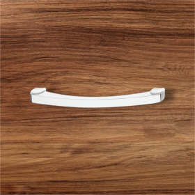 Tay nắm tủ, Tay nắm cong, hợp kim kẽm, cạnh thẳng, Häfele Déco H1325