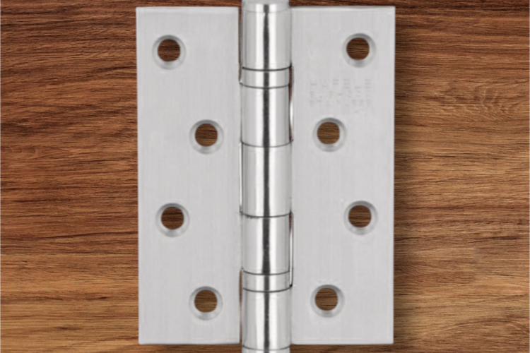 Bản lề lá, 2 vòng bi, inox 316, kích thước: 102 x 76 x 3 mm