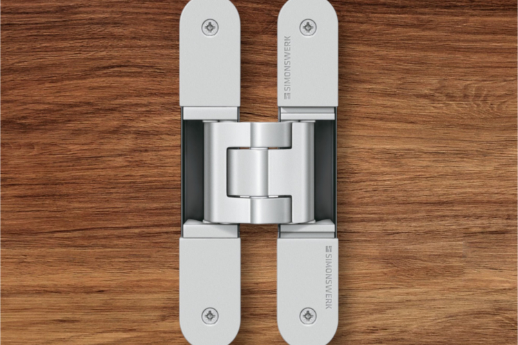 Bản lề khe mộng, Simonswerk TECTUS TE 340 3D, âm, cho cửa phẳng lên tới 80 kg