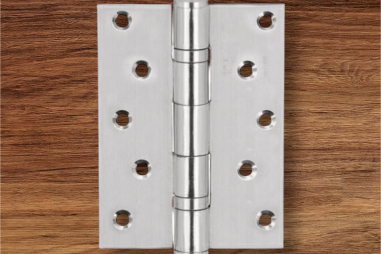 Bản lề lá, 2 vòng bi, inox 316, kích thước: 27 x 89 x 3 mm