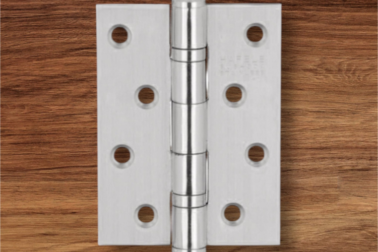 Bản lề lá, 2 vòng bi, kích thước: 102 x 76 x 3 mm