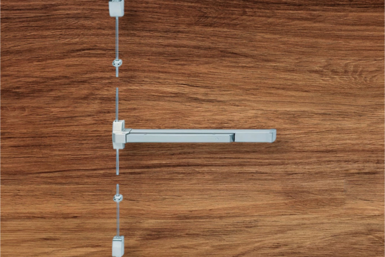 Thanh thoát hiểm với thanh chốt dọc