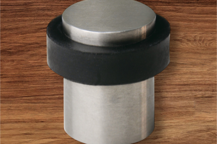 Chặn cửa gắn sàn, Inox
