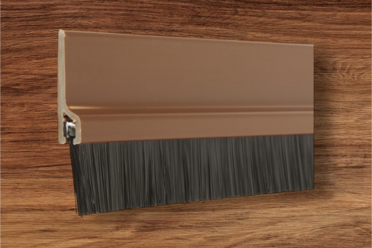 Chổi đệm, Ron che bụi dạng chổi cửa tự chế, tự dính