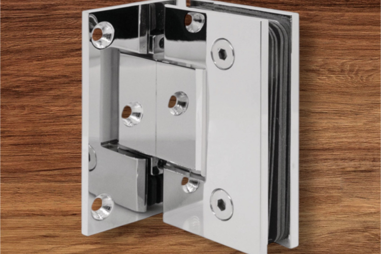 Bản lề cửa phòng tắm, Bản lề tường gắn kính 90°