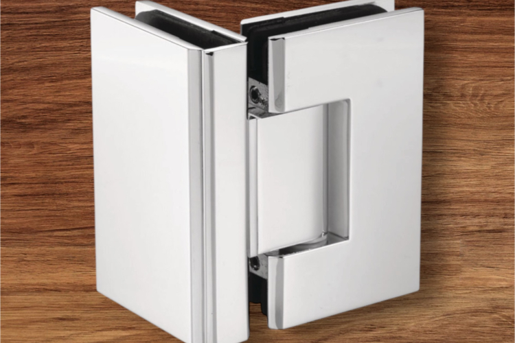 Bản lề cửa phòng tắm, Bản lề kính gắn kính 90°