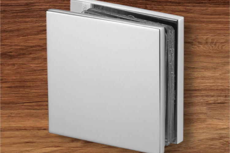 Bản lề cửa phòng tắm, Kẹp tường gắn kính 90°