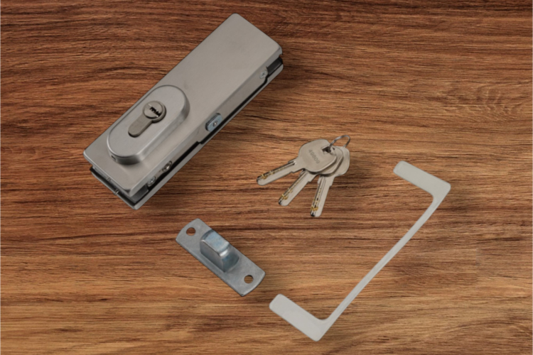 Khóa kẹp góc, dành cho kính dày 8 – 12 mm