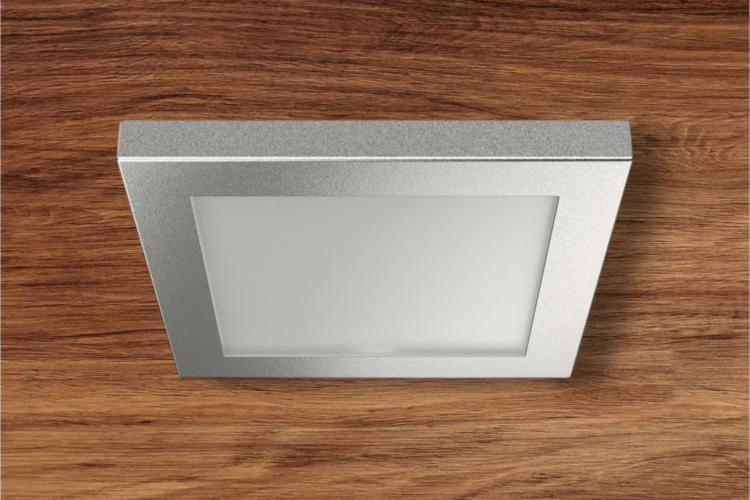 Đèn LED lắp nổi, Đèn LED đơn sắc, hình vuông, Häfele Loox 3036, 24 V