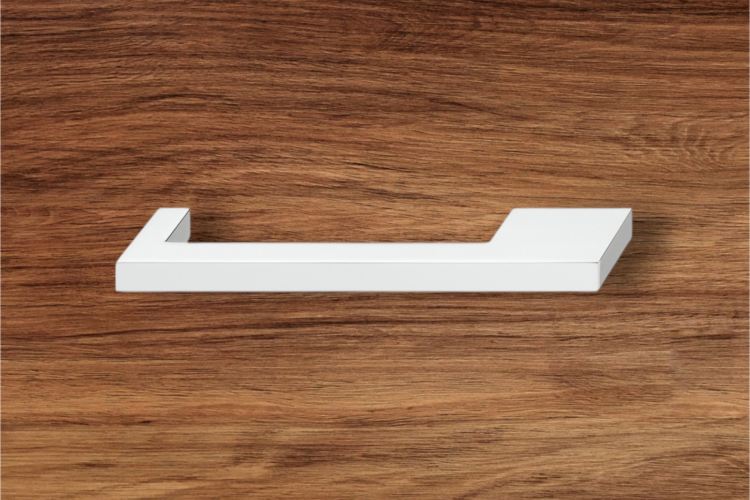 Tay nắm tủ, Tay nắm chữ D, hợp kim kẽm, cạnh thẳng, Häfele Déco H1380