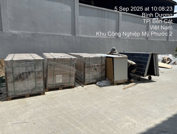 Dự án 800kwp tại cty BMD, kcn Mỹ phước Bình Dương