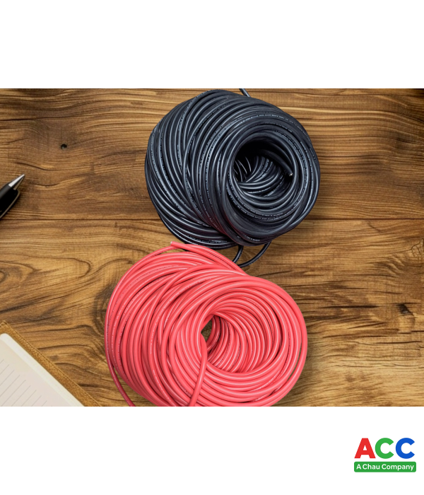 Dây cáp điện AWG điện DC cho pin lưu trữ và ắc quy tiêu chuẩn Mỹ vỏ silicon mềm chịu nhiệt chống cháy